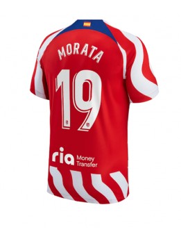 Atletico Madrid Alvaro Morata #19 Heimtrikot 2022-23 Kurzarm
